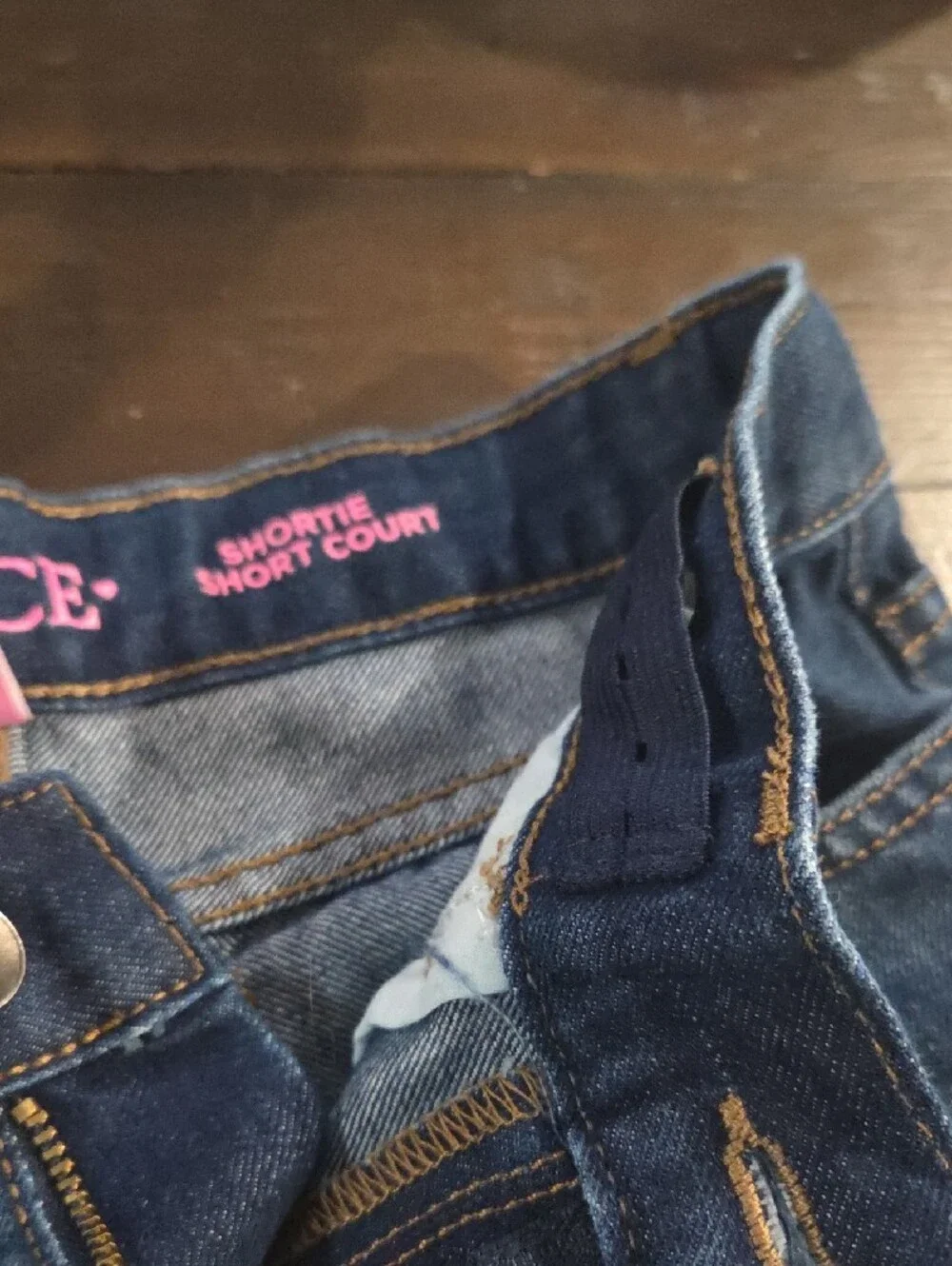 The Children's Place Dark Blue Rolled Cuff Denim Shorts